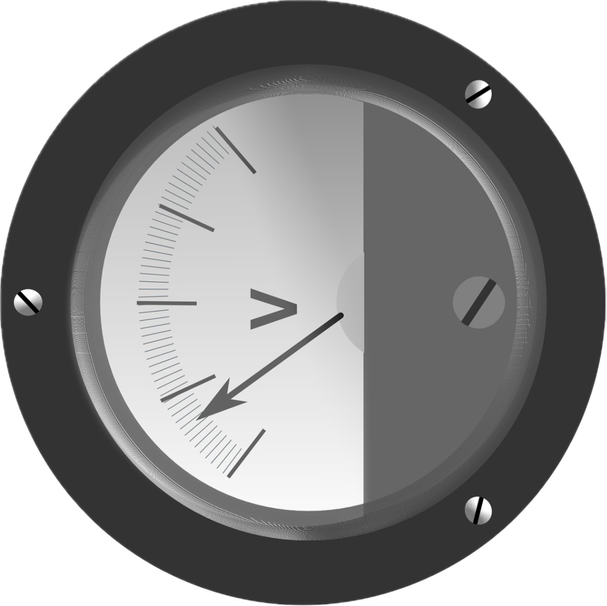 Off grid voltmeter