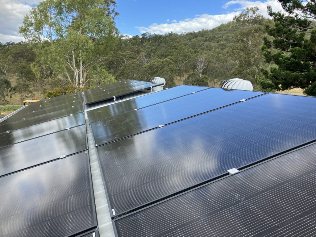 Solar array installed for the Maryvale hybrid solar system